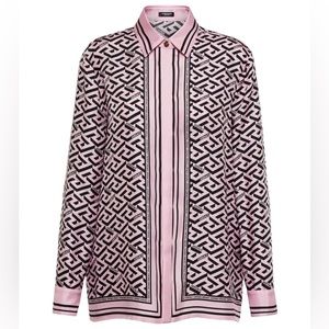 Versace Greca Signature Silk Shirt